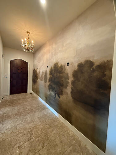 Franklin, TN Mural Installation - Charlotte Terrell